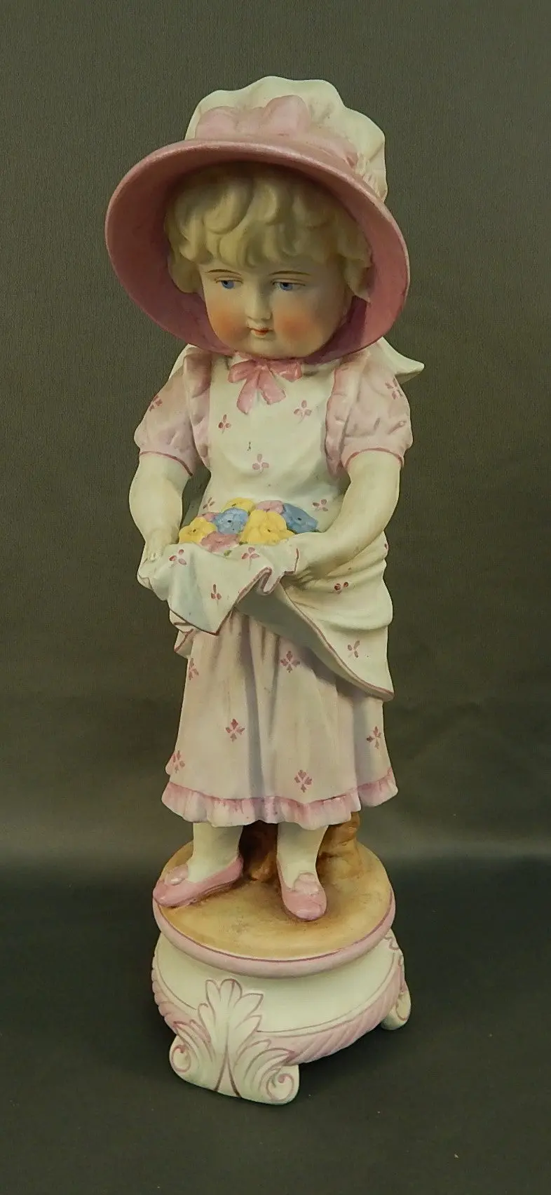 12-Inch German Bisque Figurine – Vintage Young Girl Sculpture 1