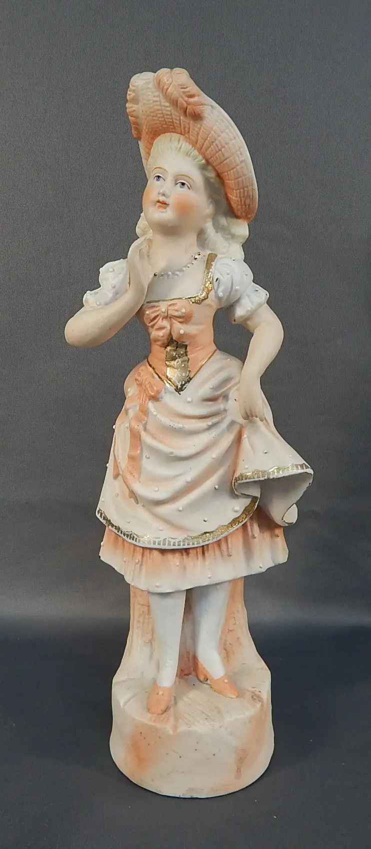 12-Inch German Bisque Lady Figurine – Late 19Th-Century Porcelain Art 1