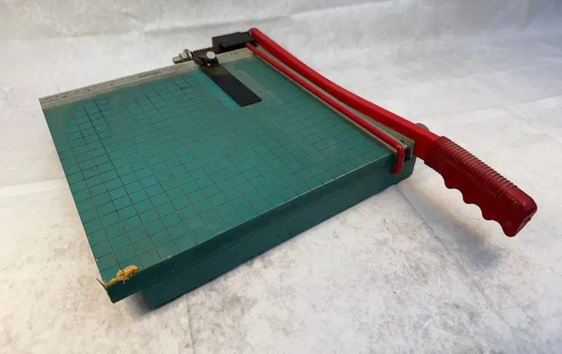 1985 Buddy Products 11×11 Inch Manual Paper Cutter – Retro Office Tool 1