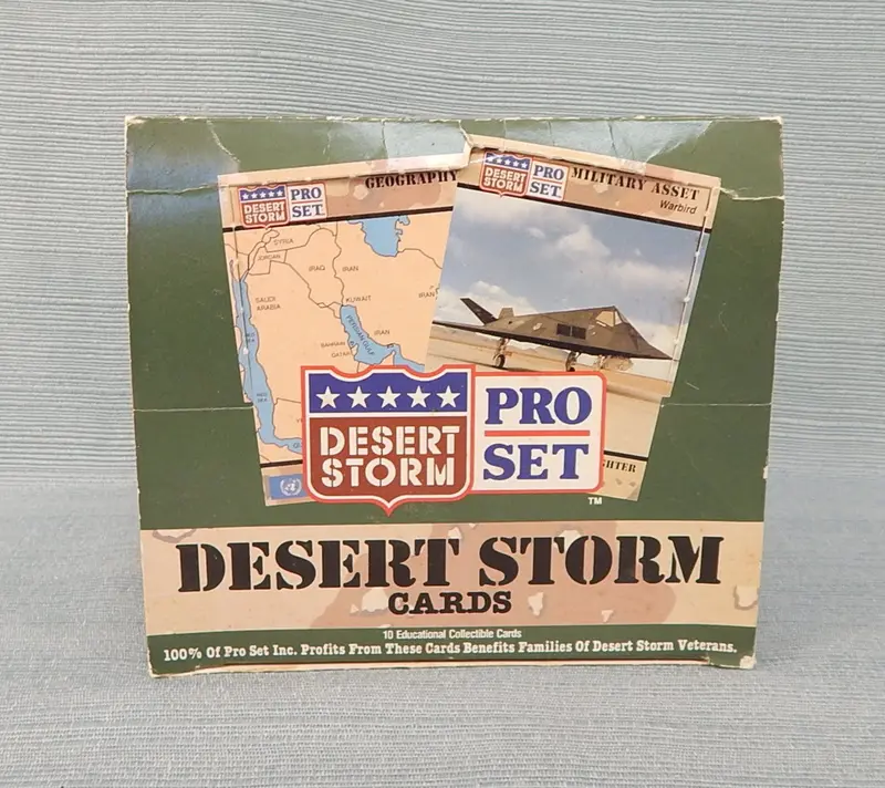 1991 Desert Storm Pro Set Trading Card Collection – Over 200 Cards 1