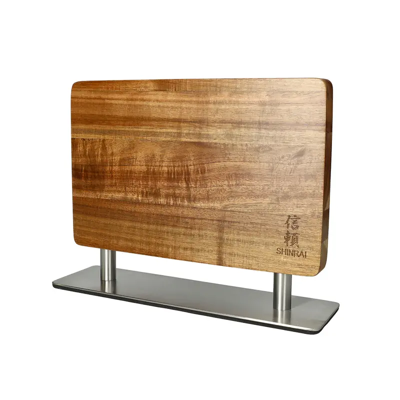 Acacia Wood Magnetic Knife Block – Stans Design 1