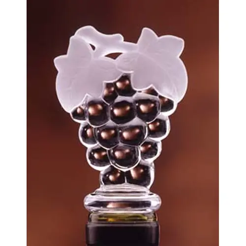 Acrylic Grapes-Themed Bottle Stopper – Decorative Wine Accessory 1