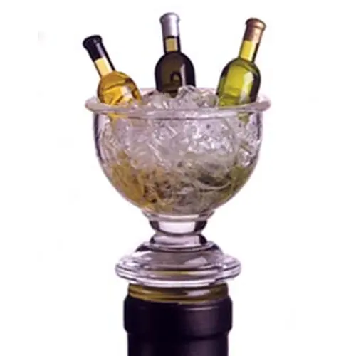 Acrylic Mini Wine Bowl Bottle Stopper – Elegant Serving-Style Stopper 1