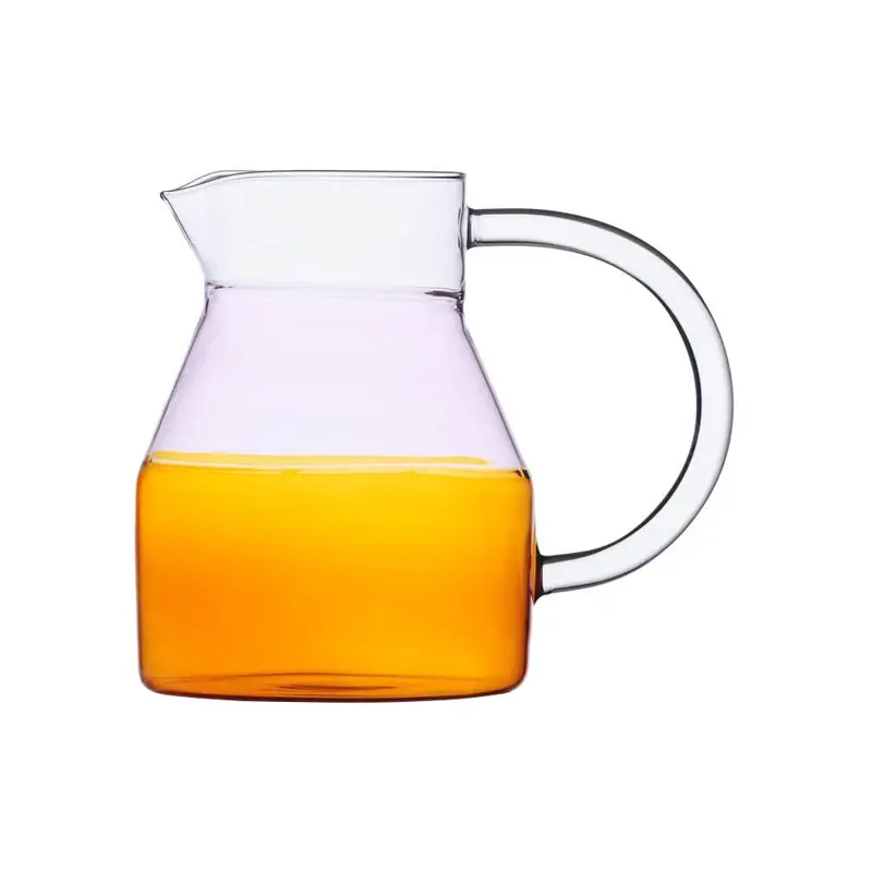 Amber & Pink Caipirinha Glass Carafe – Mist-O Collection By Ichendorf 1