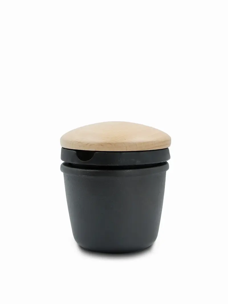Cast Iron Spice Grinder With Beechwood Cover 1