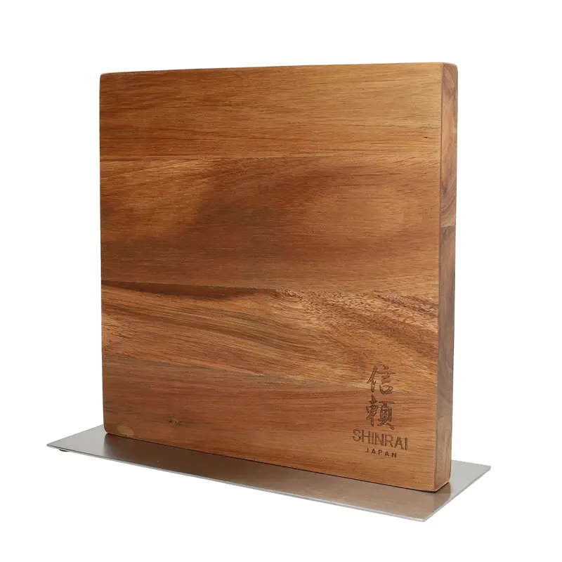 Cito Double-Sided Acacia Wood Magnetic Knife Storage 1