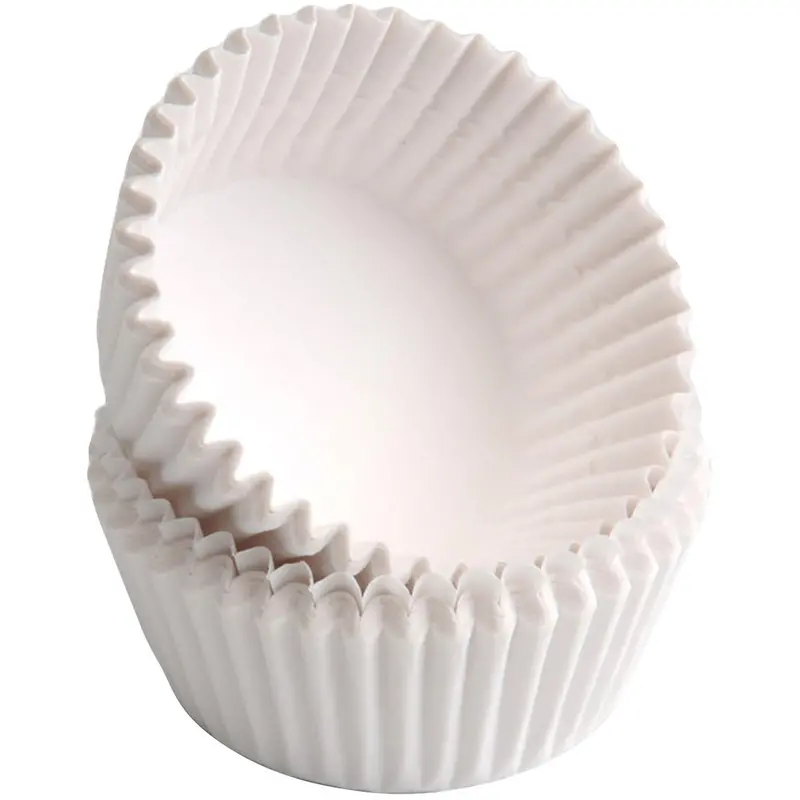 Classic White Mini Cupcake Liners – Grease-Resistant Baking Cups 1