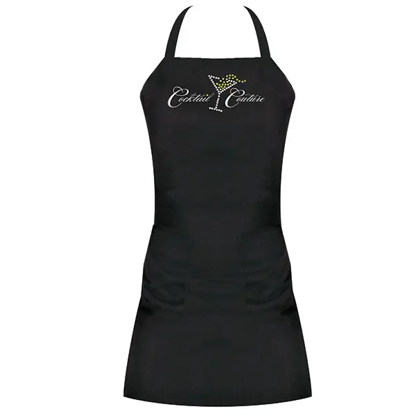 Cocktail Couture Apron: Fashion-Forward Bar Accessory 1