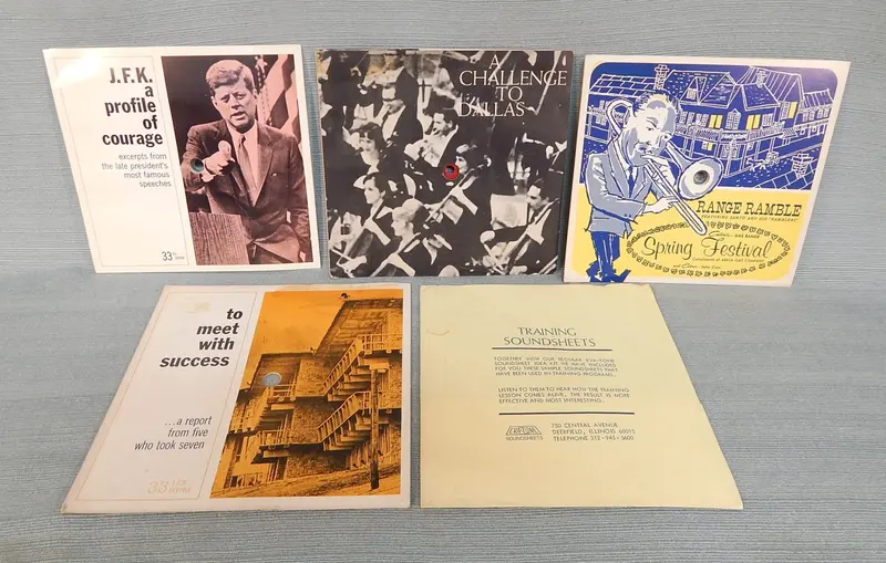 Collectible Eva-Tone Soundsheet Vintage Brochure Set 1