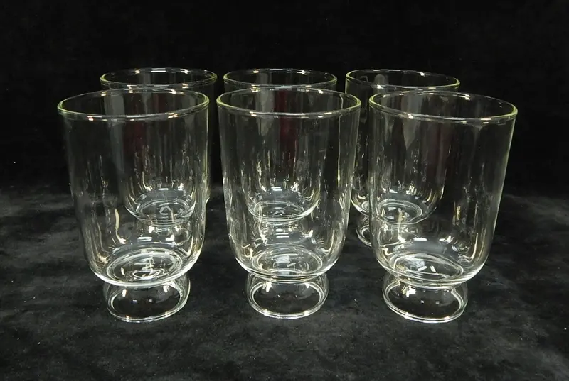 Contemporary Footed Drinking Glasses – Set Of Six 1