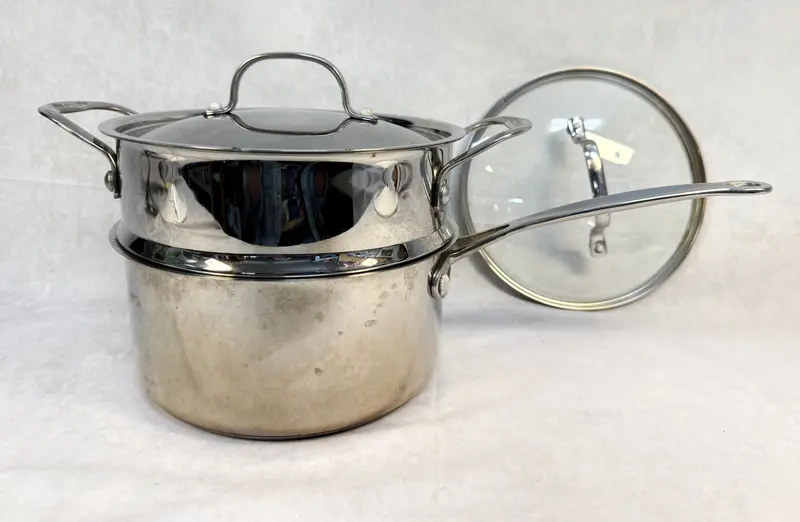 Cuisinart 3-Quart Stainless Steel Saucepan With Steamer Insert 1