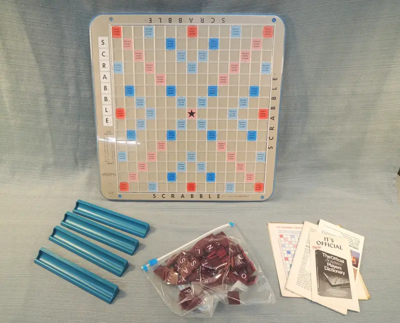 Deluxe Edition Scrabble Game – Enhanced Board & Tile Set 1