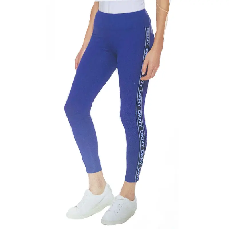 Dkny Sport High-Waisted Leggings For Women – Navy Blue, Size S 1