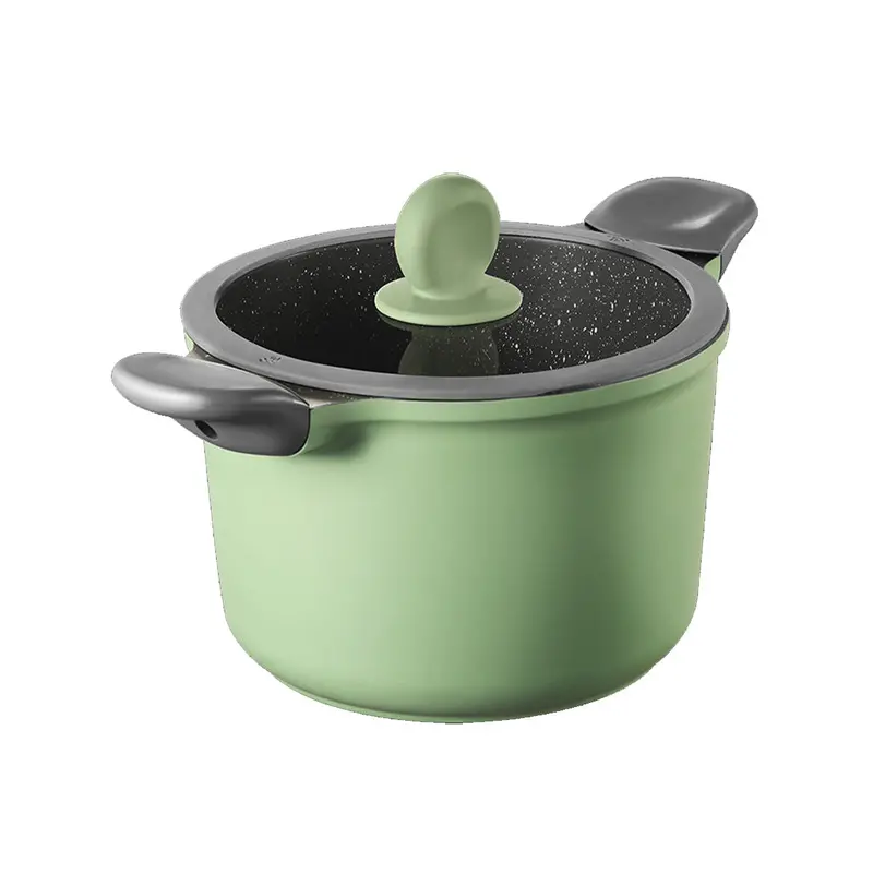 Eco-Friendly Green Nonstick Soup Pot 1