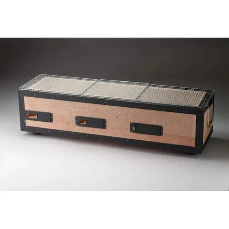 Extra-Large Diatomaceous Earth Yakitori Konro – 77 × 23 Cm Charcoal Hibachi Grill For 6–12 People 1