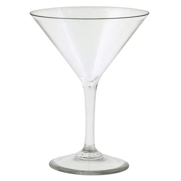 Forever Polycarbonate Martini Glasses – Set Of 4 Sleek Cocktail Stemware 1