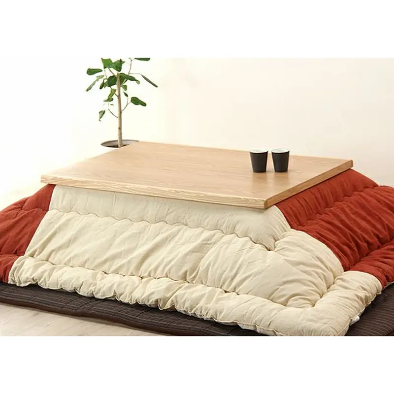Handcrafted Japanese Kotatsu Table – 105 X 75 Cm Low Wooden Heated Table 2