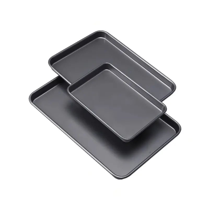 Heavy-Duty Non-Stick Baking Sheet Set – Reinforced Steel Core 2