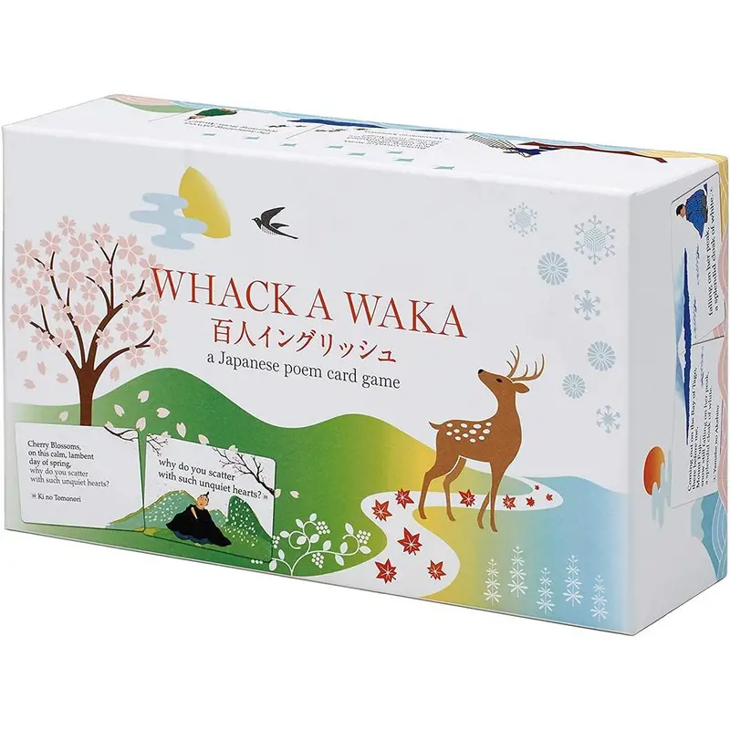 Hyakunin Isshu Card Game – English Edition ‘Whack-A-Waka’ Poem Matching Game 1