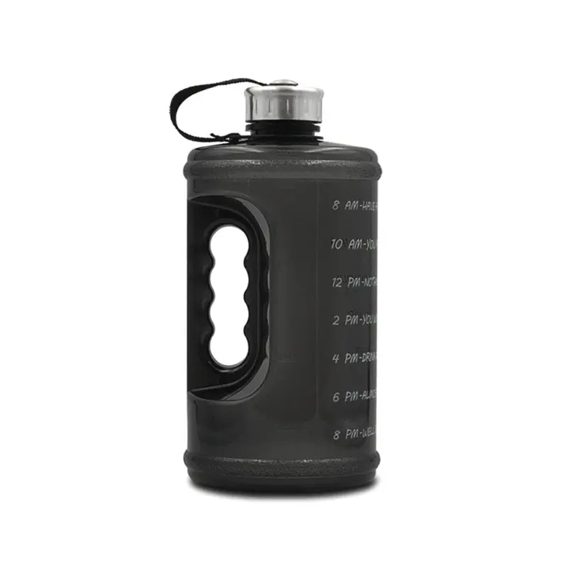 Insulated Motivational Water Bottle With Time Markings 1