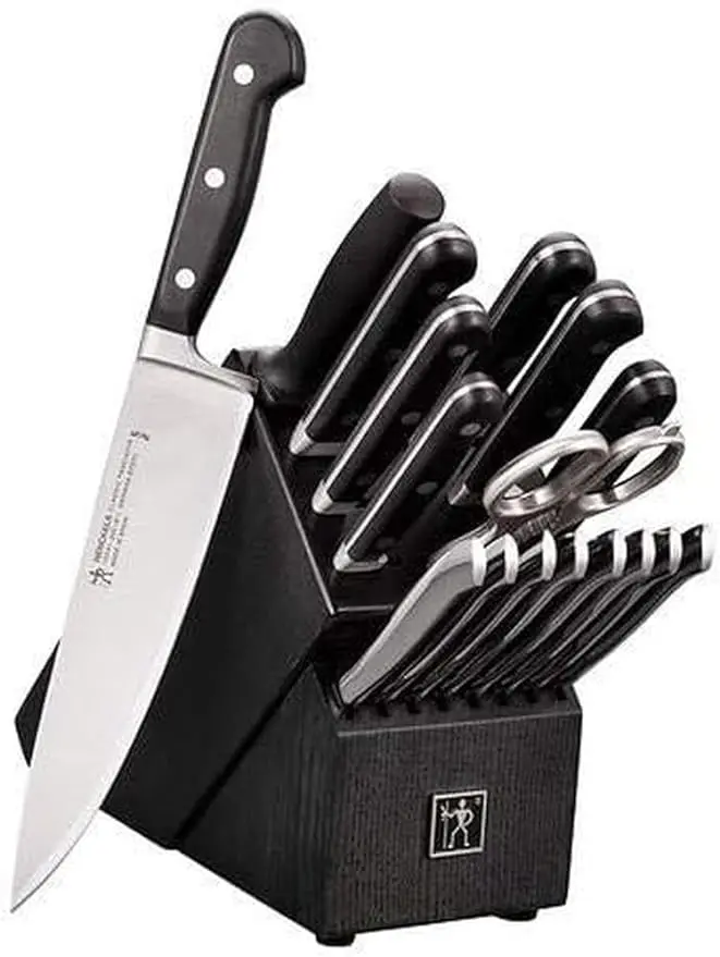 J.A. Henckels Classic Precision-Forged Knife Block Set – 18-Piece Professional Collection 1
