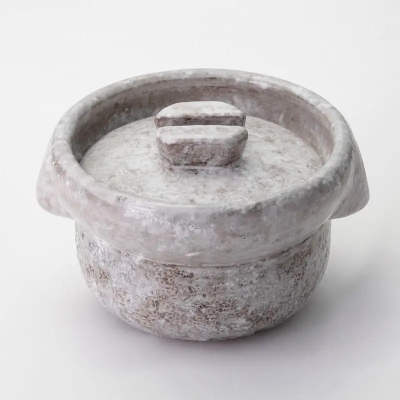 Kumoi Klin Snow-Glazed 2-Go Donabe – Handmade Rice Pot By Nakagawa Ippento 1