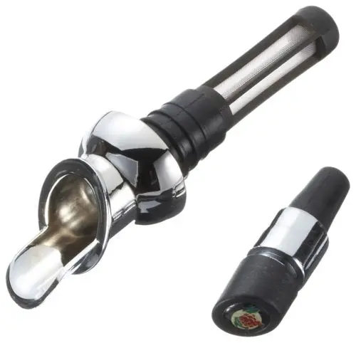 L’Objet & Levin Wine Stopper And Pourer – Dual-Use Premium Bar Tool 1