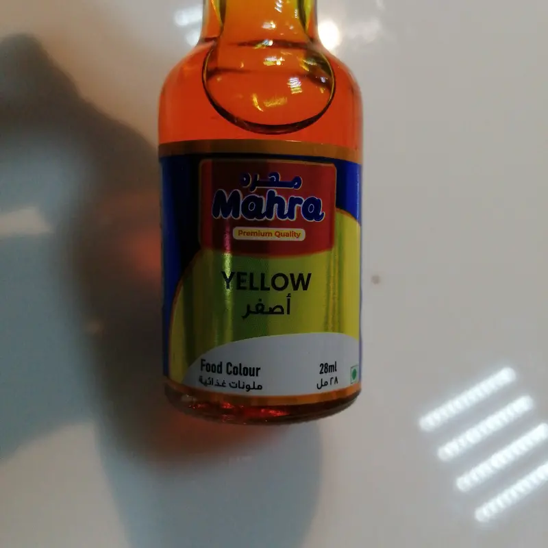 Mahra Bright Yellow Food Coloring – 28 Ml Liquid 1