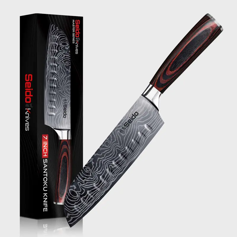 Master 7-Inch Santoku Knife – Balanced All-Rounder Chef’S Blade 1