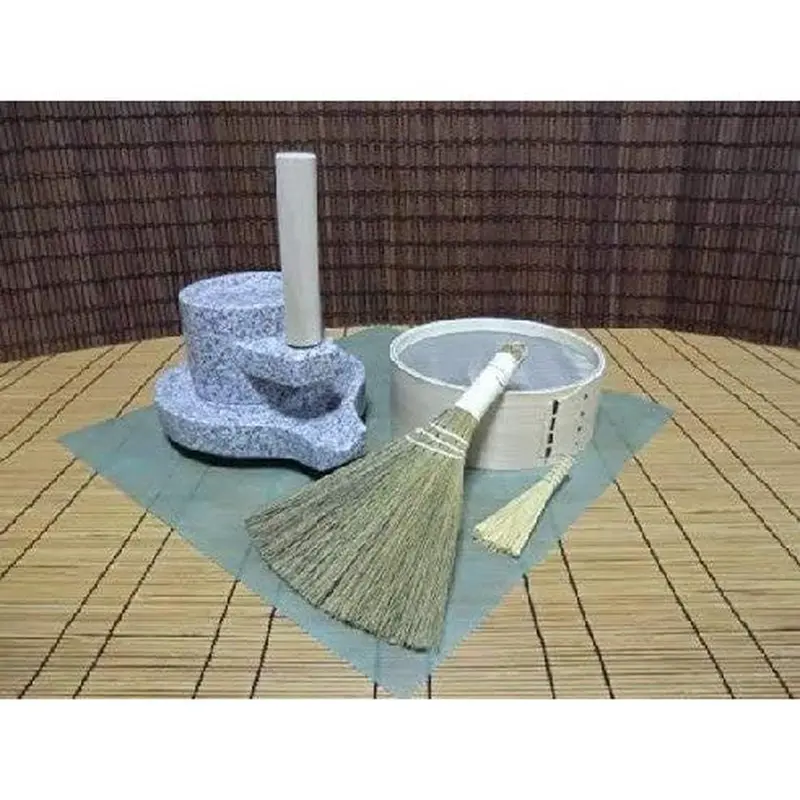 Mikage Stone Matcha Grinding Bowl – Traditional Tencha Mortar 1
