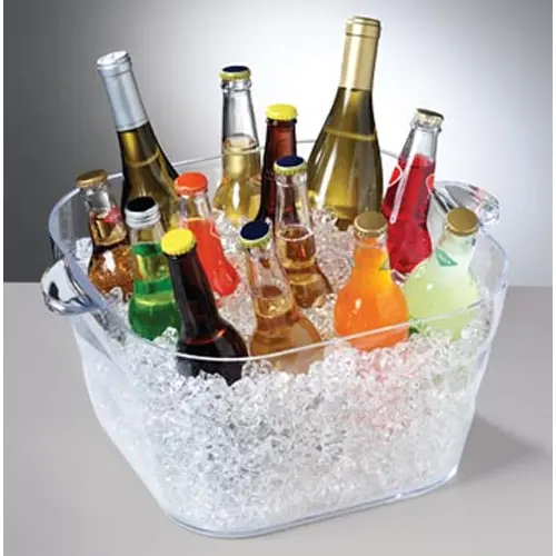 Modern Acrylic Party Tub For Chilling Wine, Beer, Or Cocktails 1