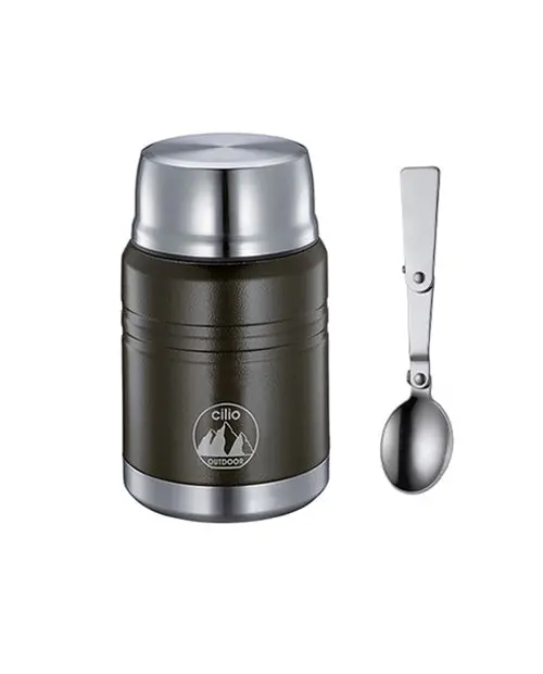 Monte Vacuum-Insulated Stainless Steel Food Flask – 500 Ml – Cilio 1