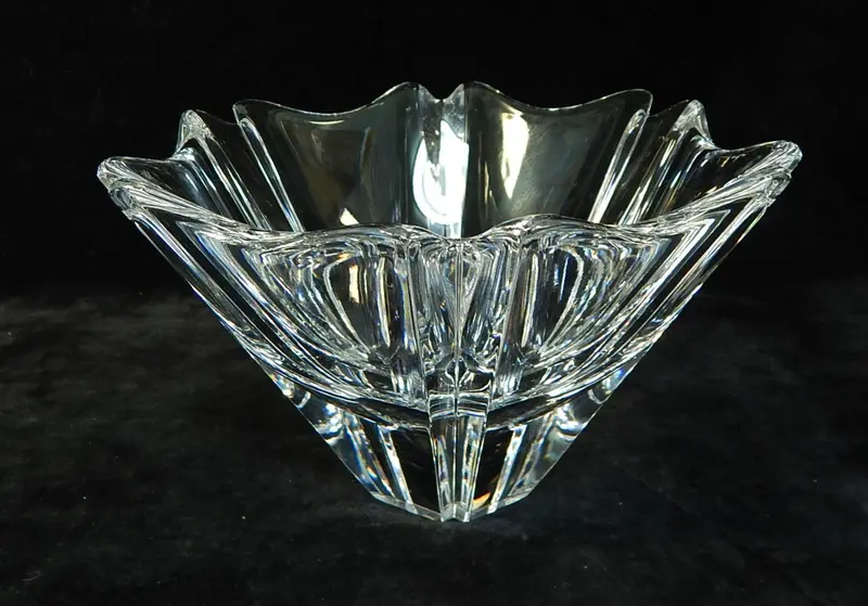 Orrefors Orion Crystal Bowl – Designed By Lars Hellsten 1