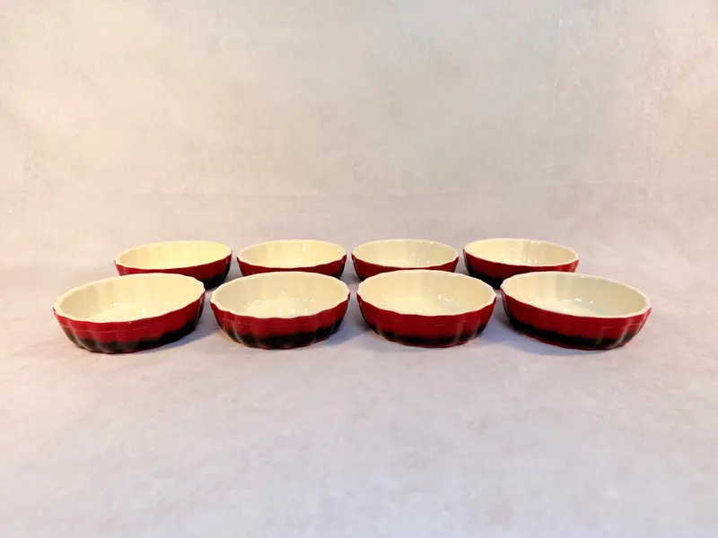 Paris-Inspired Mini Tart Serving Dishes – Set Of 8 Elegant Ceramic Molds 1