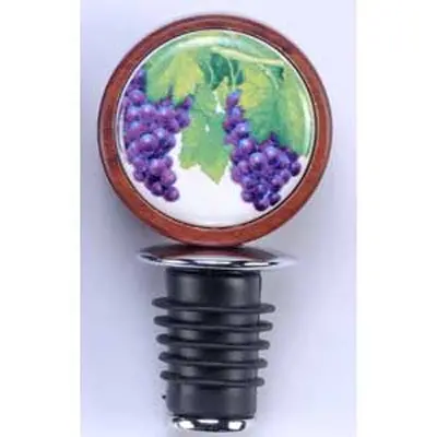 Porcelain Grapevine-Inspired Bottle Stoppers 1