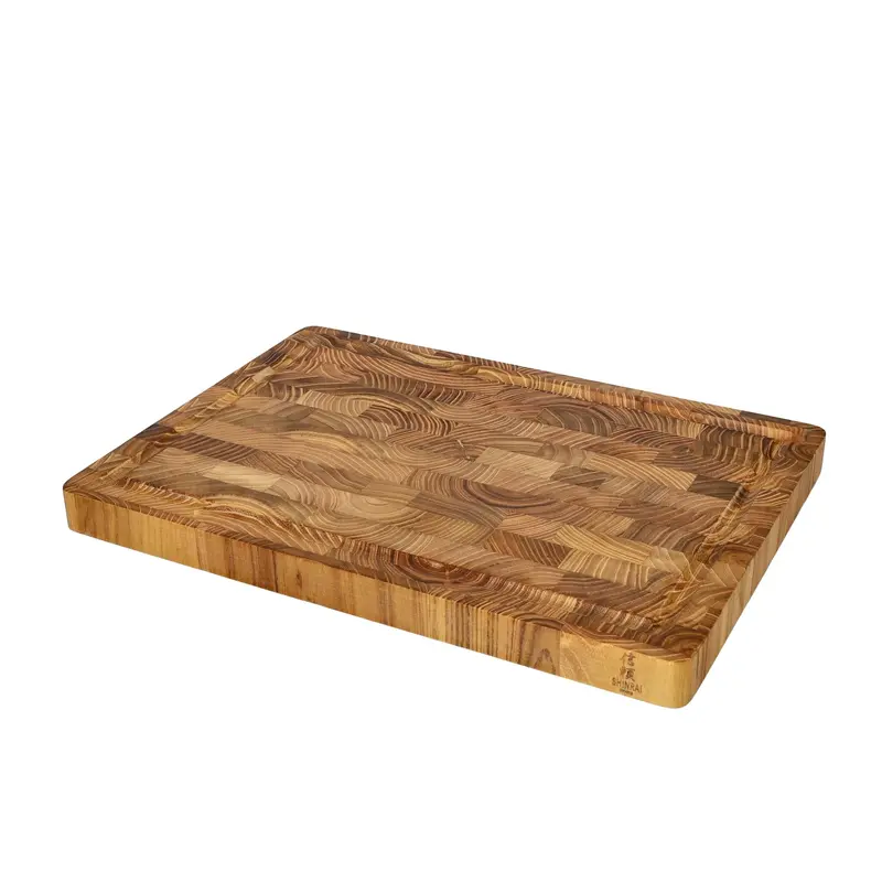 Premium End-Grain Teak Wood Cutting Board – 35 X 25 X 2.5 Cm 1