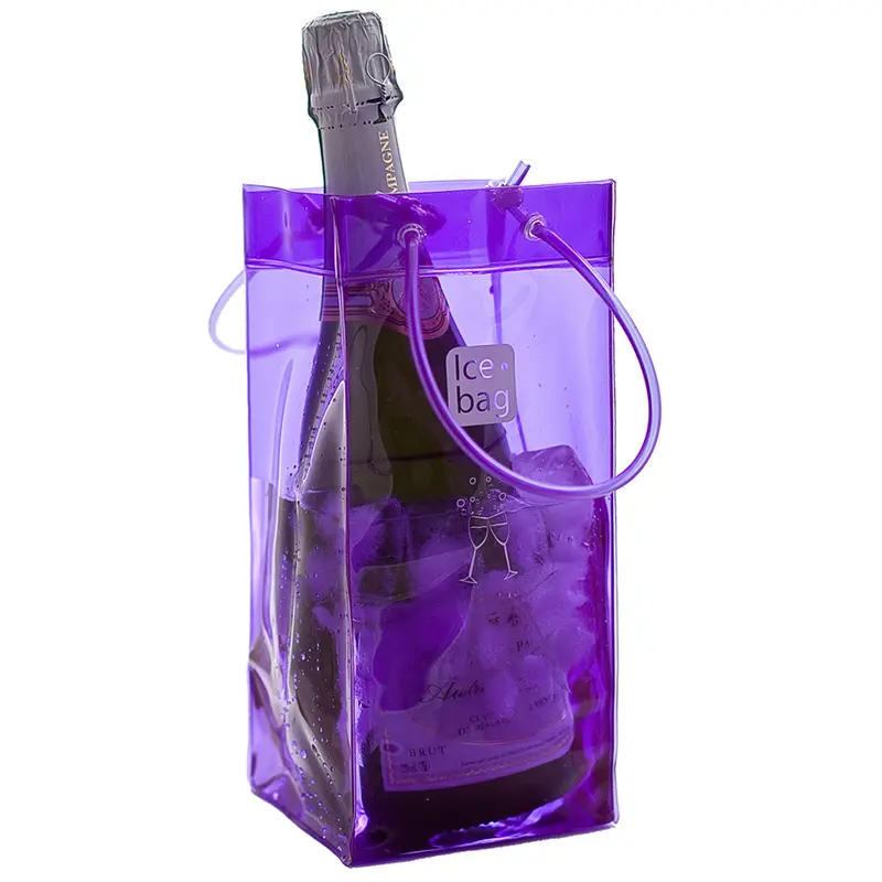 Purple Ice Bag – Soft-Touch Reusable Cooling Pack 1