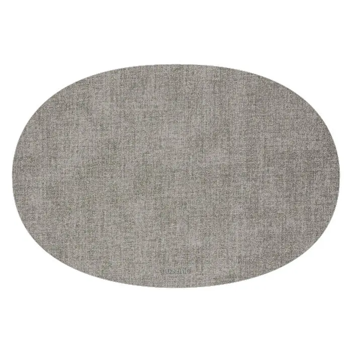 Reversible Oval Plate Stand, 35 × 48 Cm, Charcoal Gray – Guzzini 1