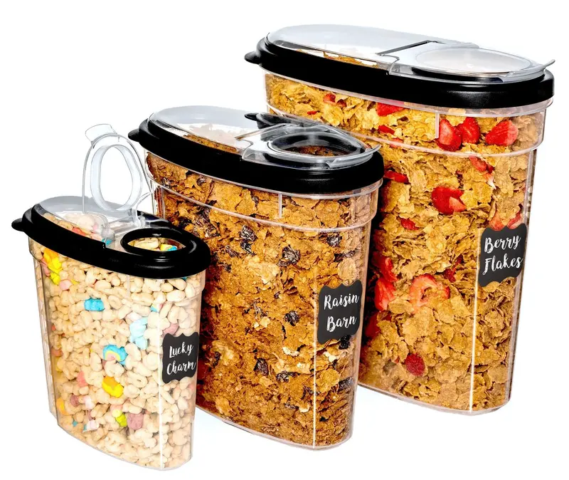 Shazo Three-Piece Cereal Storage Kit (5.2L, 2.8L, 1.2L) 1