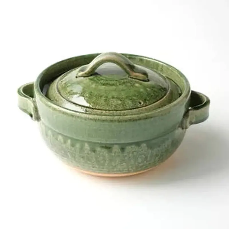 Shigaraki Ware Rice Cooking Donabe – 3-Go Capacity Clay Pot 1