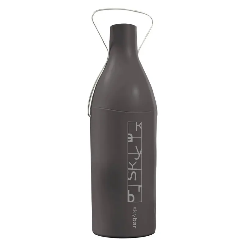 Skybar Dark Grey Insulated Wine Traveler 1