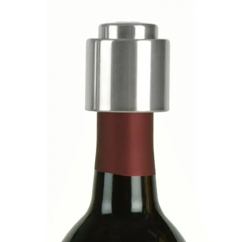 Stainless Steel Push-Button Wine Bottle Stopper 1