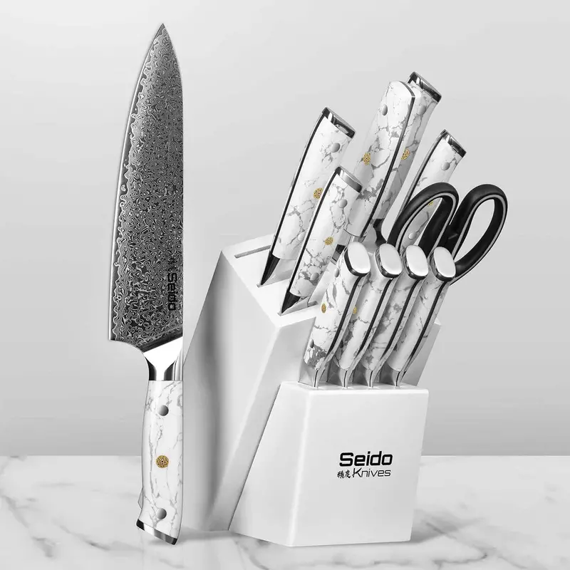 Takoizu 12-Piece Knife Block Set – Complete Kitchen Cutlery Suite 1