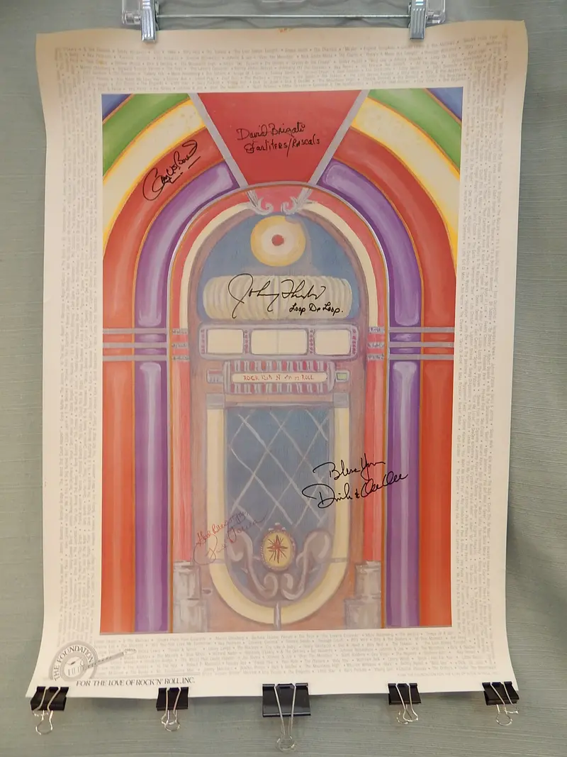 The Foundation For The Love Of Rock N’ Roll Poster – Autographed By Gary "U.S." Bonds And Featured Artists 1