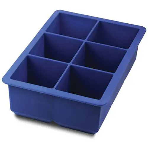 Tovolo King Cube Ice Tray In Calming Stratus Blue 1