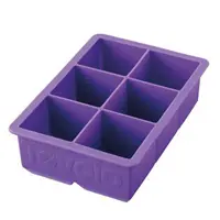 Tovolo King Cube Ice Tray In Rich Royal Purple 1