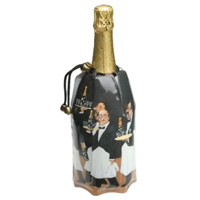 Vacuvin Waiter-Style Champagne Rapid Ice Chiller – Compact & Efficient 1