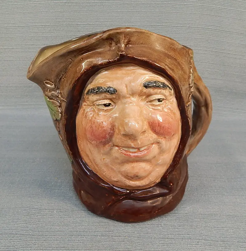 Vintage Doulton & Co. Friar Tuck Character Pitcher 1