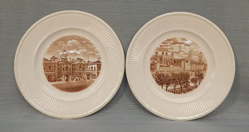 Wedgwood Etruria & Barlaston Collectible Plates – Two Old London City Views 1