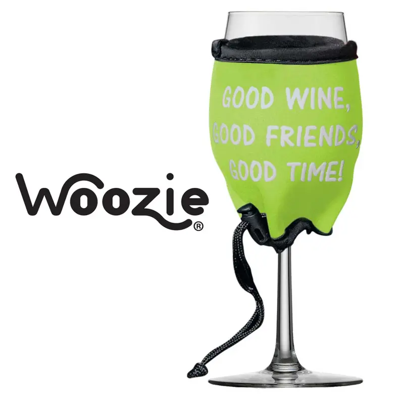 Woozie Slogan Tote: Good Wine, Good Friends, Good Times 1